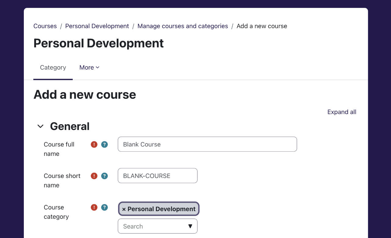 Whizbe Add New Course Details